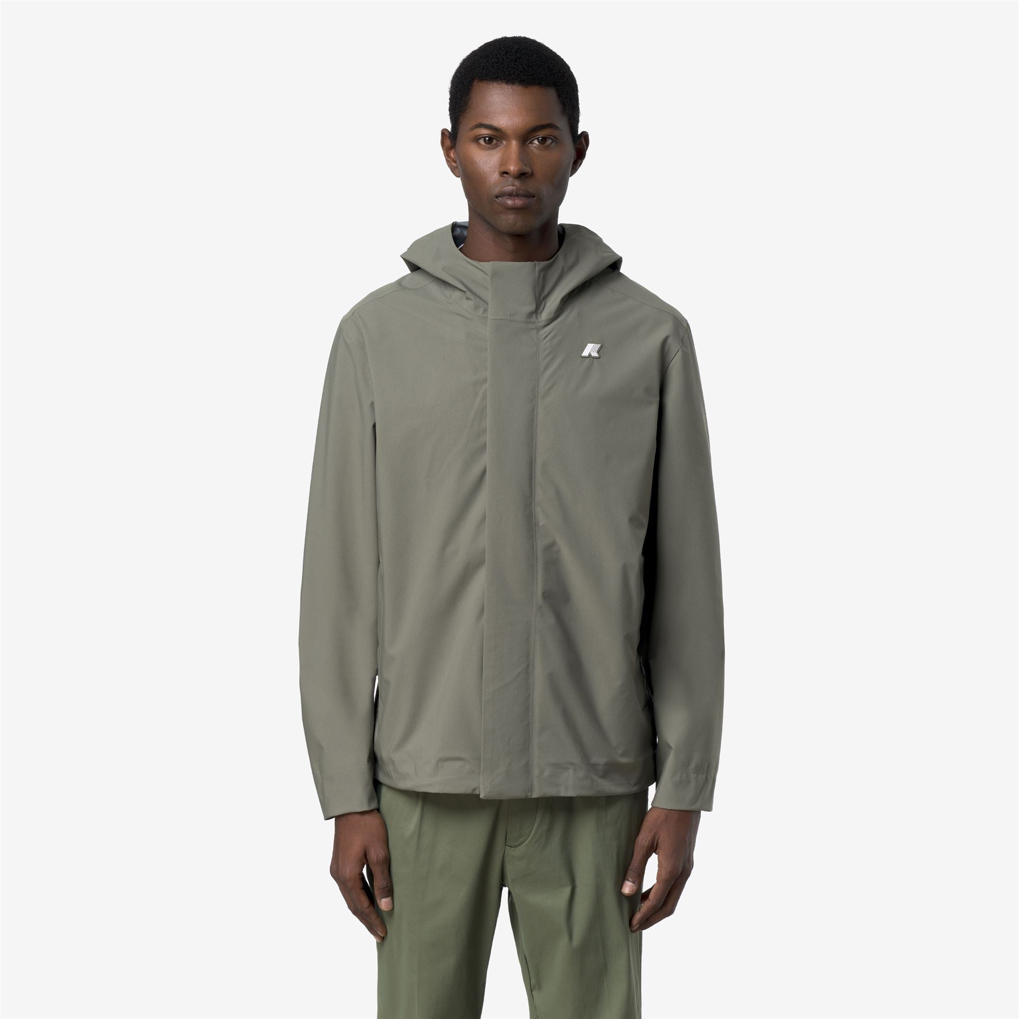 Jackets_Man_JACKO STRETCH 2L_Short_Green Lichen - Commercial 4