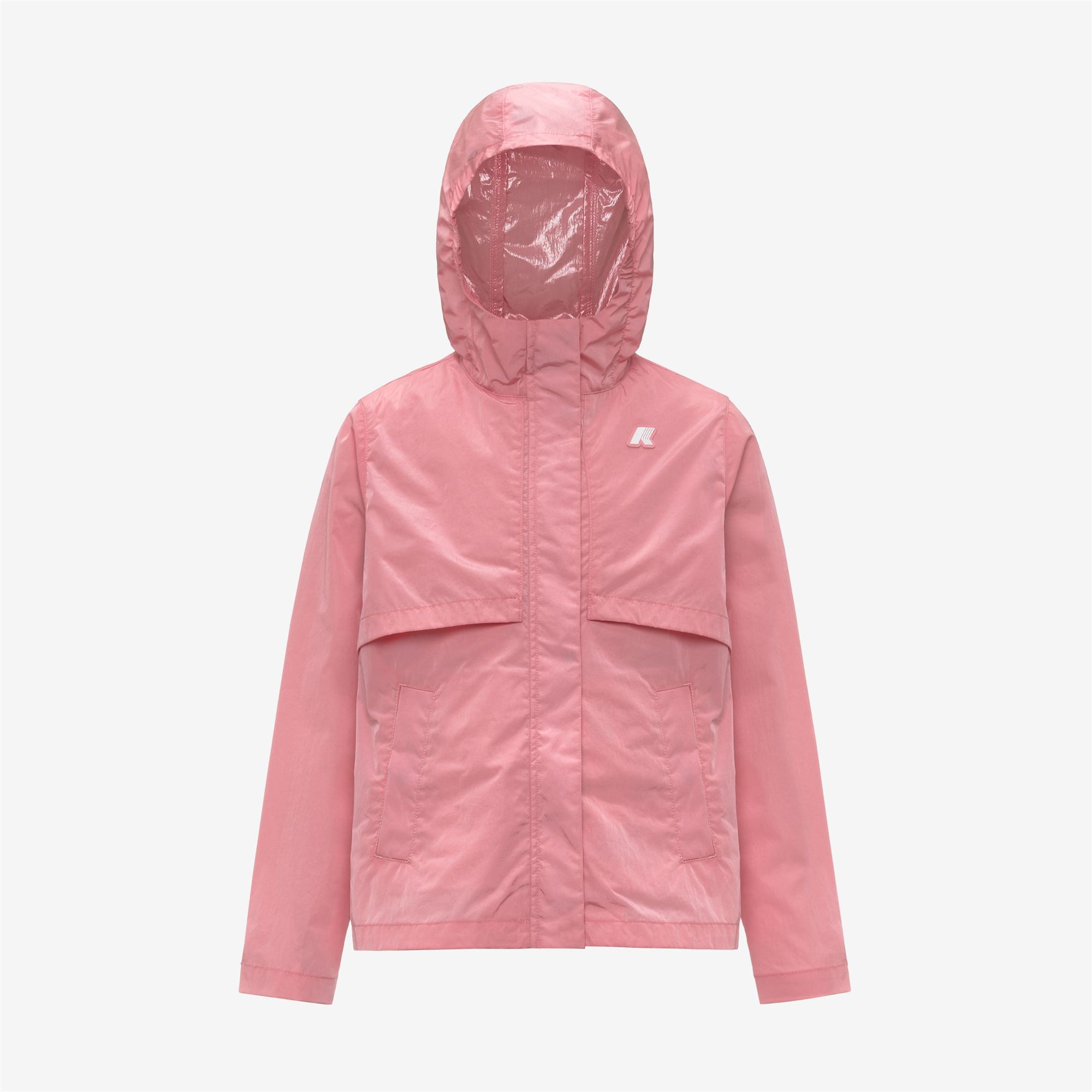 Jackets_Girl_P. SOPHILE SATIN GLASS_Short_Pink Geranium - Commercial 1