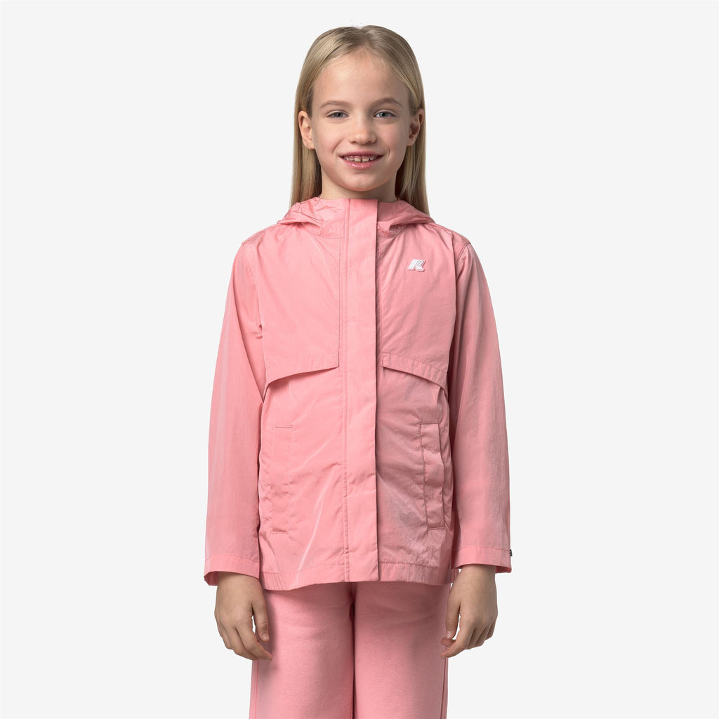 Jackets_Girl_P. SOPHILE SATIN GLASS_Short_Pink Geranium - Commercial 4