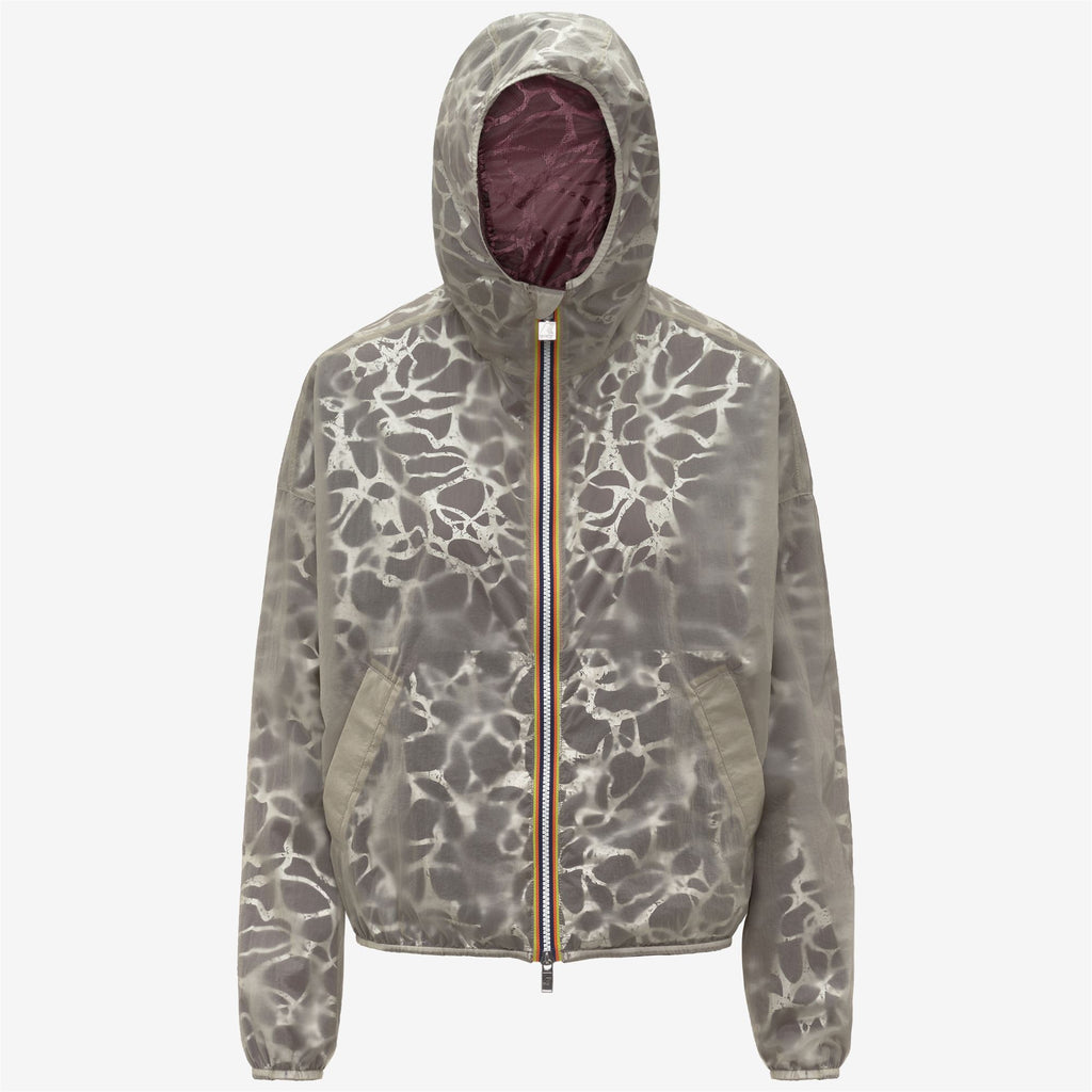 Jackets_Woman_LAURETTE SUPER LIGHT LAMI DOUBLE_Short_Violet-Beige Laminated - Commercial 2