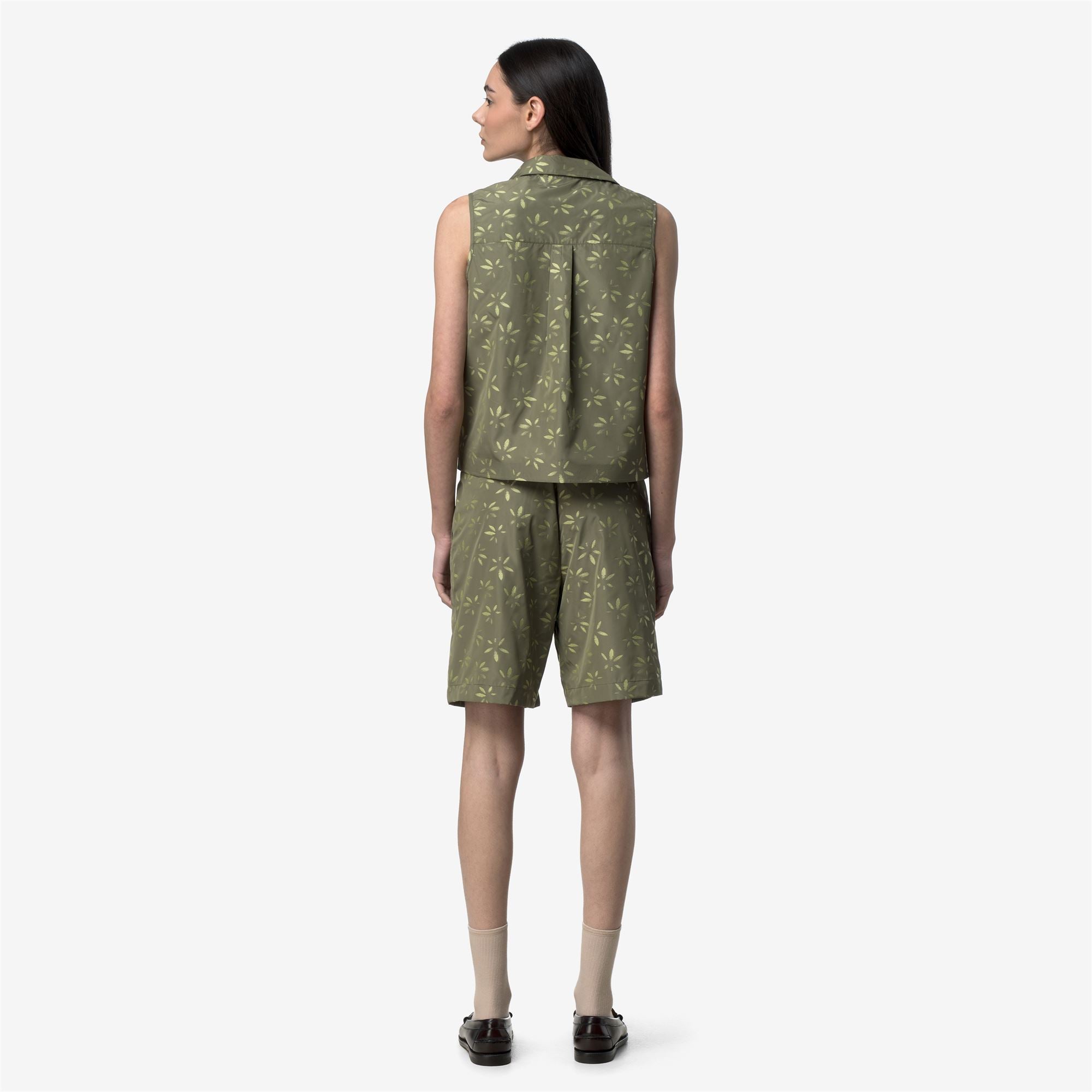 Shirts_Woman_ANTY EMBY JACQUARD_Top_GREEN - LIME JACQUARD - Green Lichen - Green Dk Lime - Commercial 6