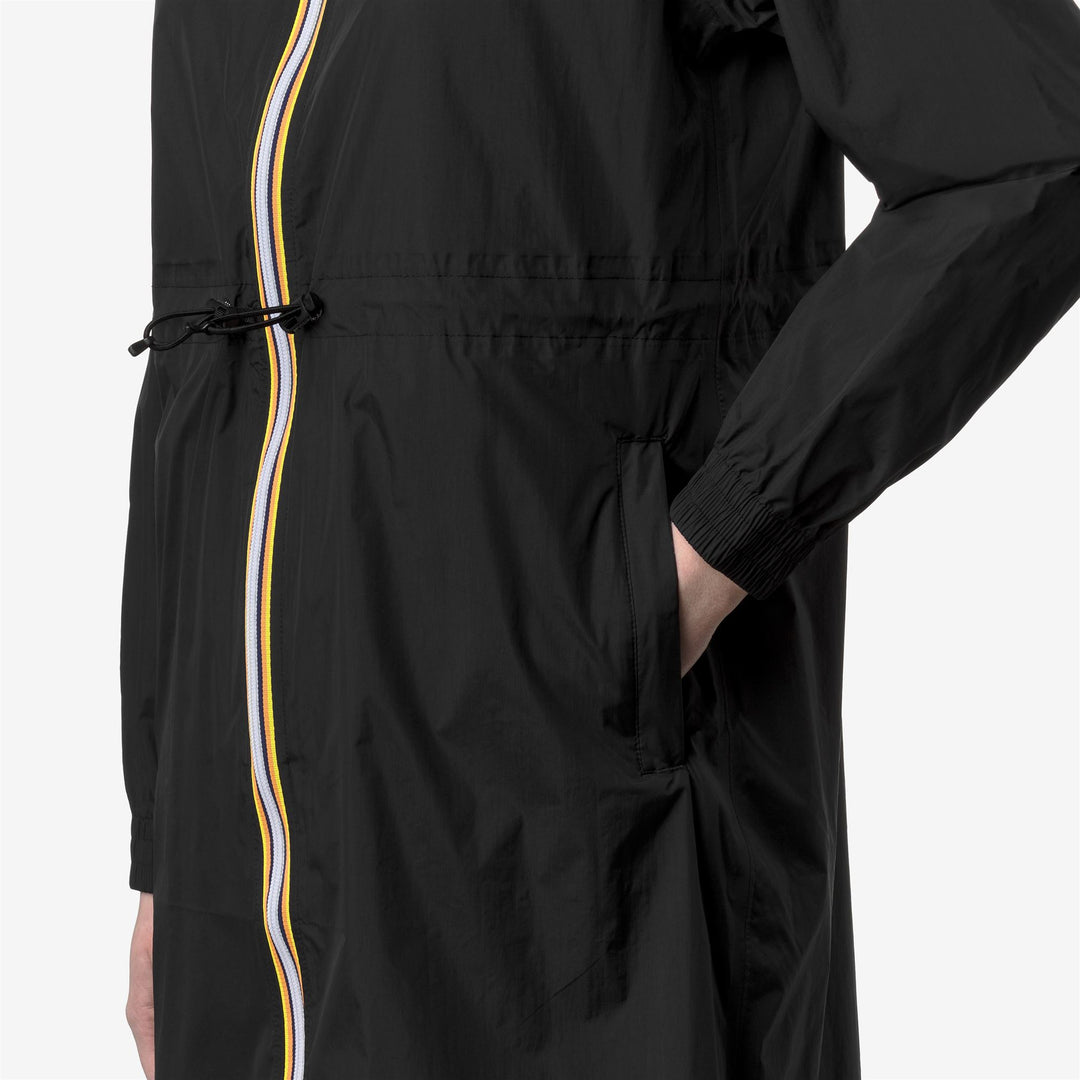 Jackets_WOMAN_LE VRAI 4.0 DELIA_3/4 Length_Black Pure - Black Pure - DetailDouble