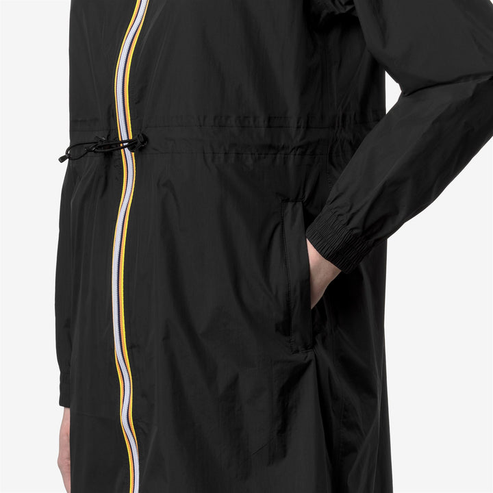 Jackets_WOMAN_LE VRAI 4.0 DELIA_3/4 Length_Black Pure - Black Pure - DetailDouble