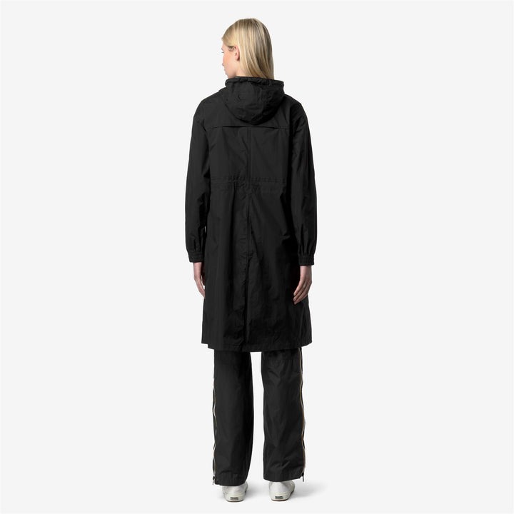 Jackets_WOMAN_LE VRAI 4.0 DELIA_3/4 Length_Black Pure - Black Pure - DressedFrontDouble