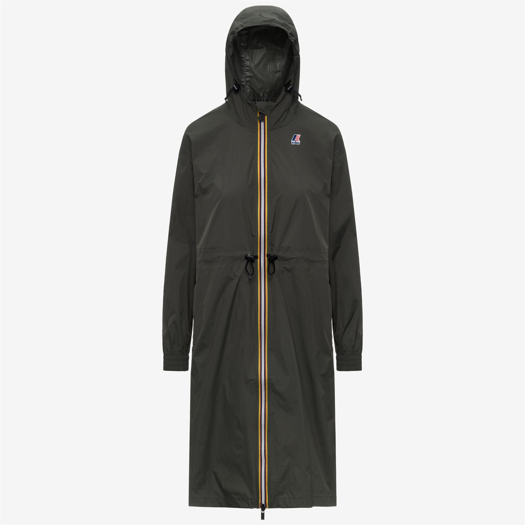 Jackets_WOMAN_LE VRAI 4.0 DELIA_3/4 Length_GREEN BLACKISH - Photo