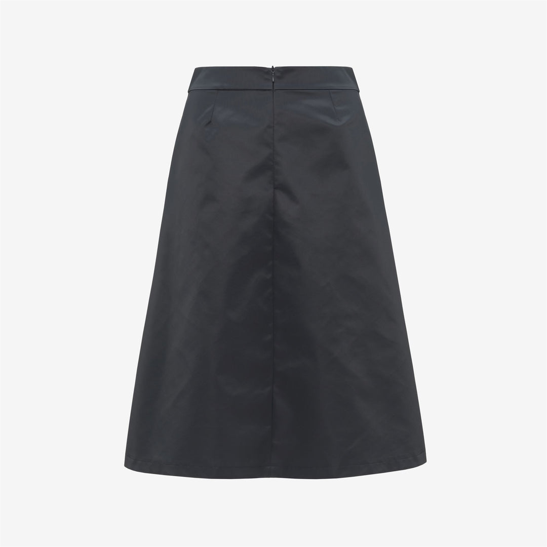 Skirts_WOMAN_SHERRY WOOL-SHINY TWILL_Longuette_Blue Night - DressedFront