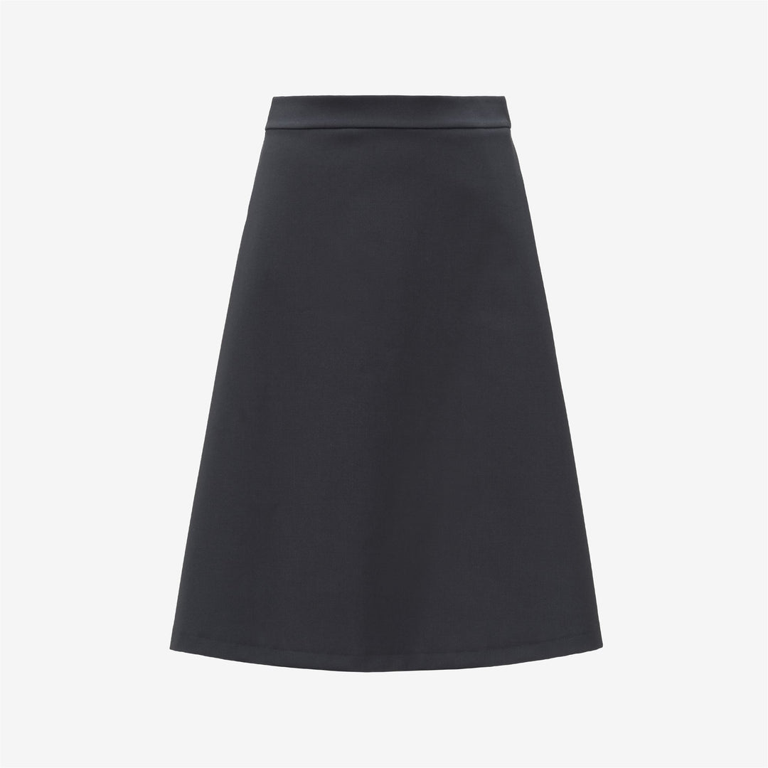 Skirts_WOMAN_SHERRY WOOL-SHINY TWILL_Longuette_Blue Night - Photo