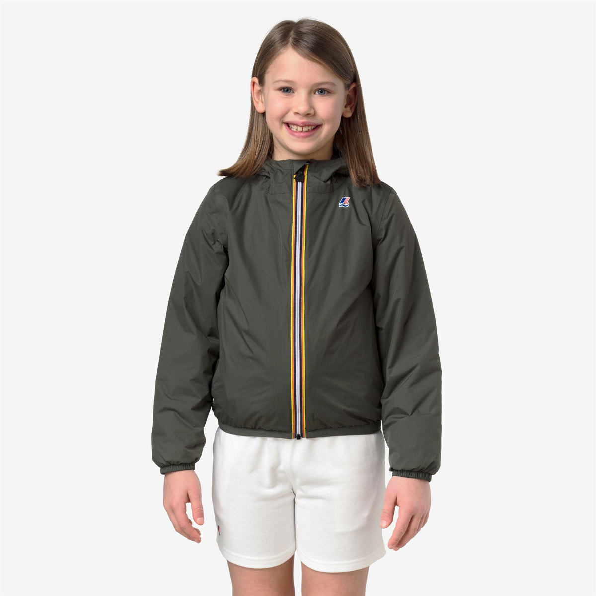Jackets_KID UNISEX_P. LE VRAI 4.0 CLAUDE WARM_Mid_GREEN BLACKISH - Commercial 4