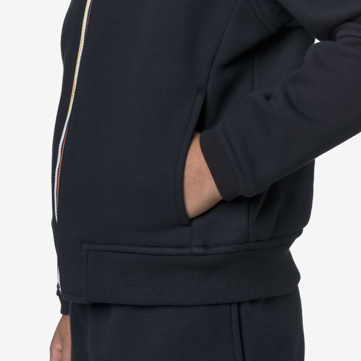 Fleece_KID UNISEX_P. PROS BRUSHED PC_Hoodie Full Zip_Blue Depth - Commercial 7