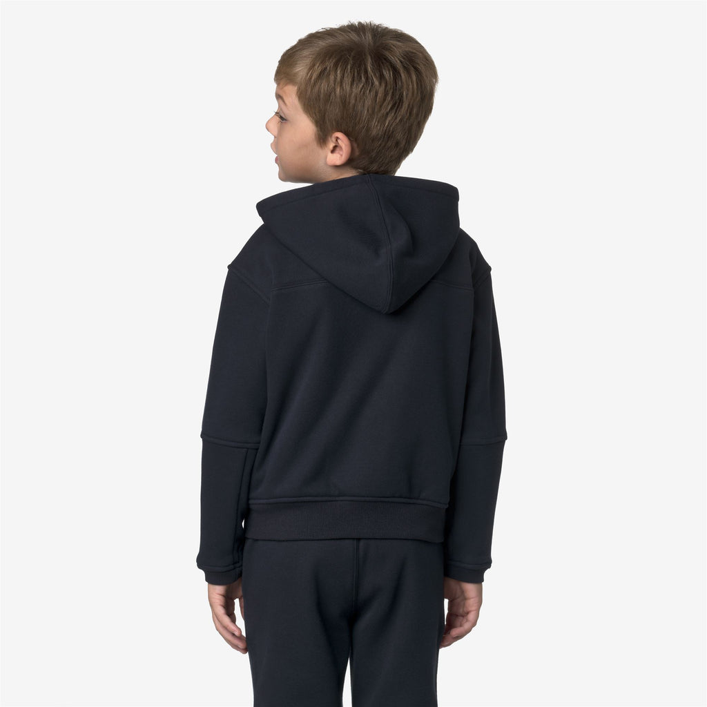 Fleece_KID UNISEX_P. PROS BRUSHED PC_Hoodie Full Zip_Blue Depth - Commercial 6