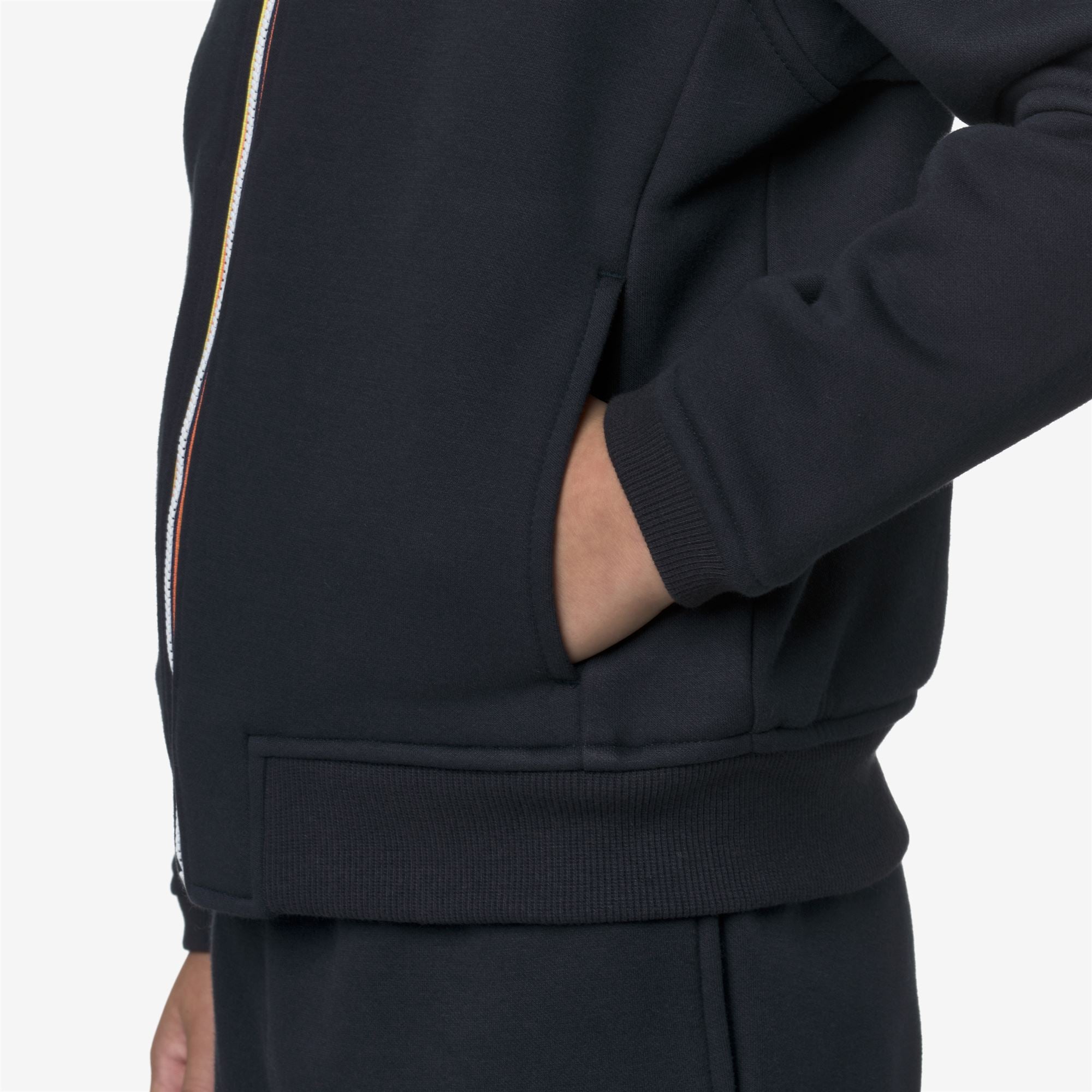 Fleece_KID UNISEX_P. PROS BRUSHED PC_Hoodie Full Zip_Blue Depth - Commercial 7