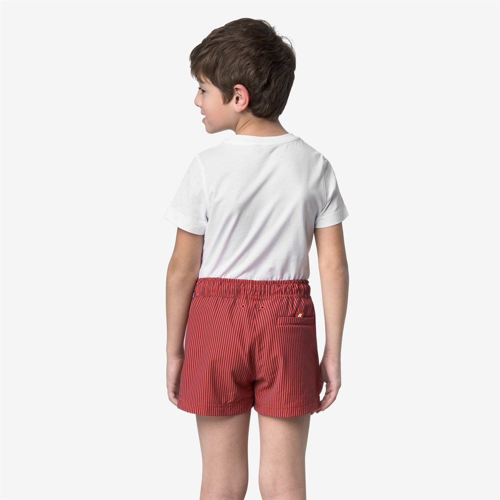 Bathing Suits_Boy_P. HAZEL STRIPES BEACH_Swimming Trunks_Blue Insignia - Red Poppy - Commercial 6