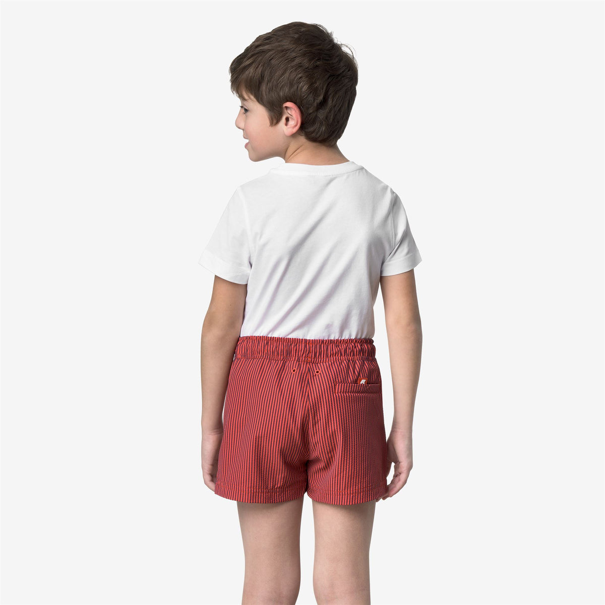 Bathing Suits_Boy_P. HAZEL STRIPES BEACH_Swimming Trunks_Blue Insignia - Red Poppy - Commercial 6