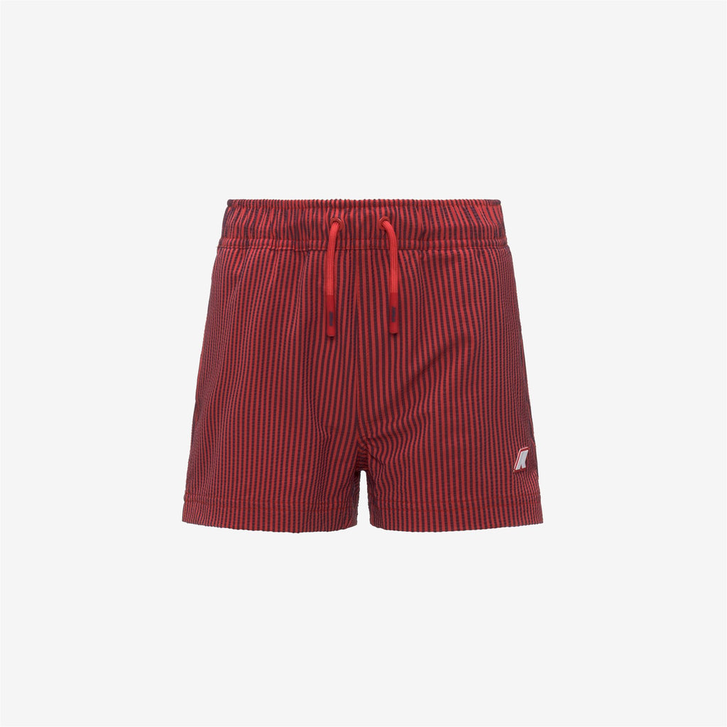 Bathing Suits_Boy_P. HAZEL STRIPES BEACH_Swimming Trunks_Blue Insignia - Red Poppy - Commercial 1