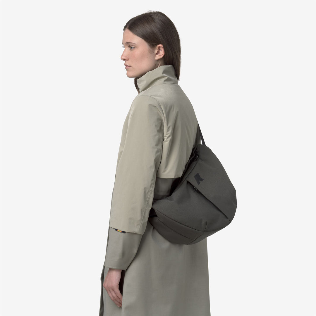 Bags_WOMAN_CONELIE_Shoulder Bag_GREEN BLACKISH - Detail