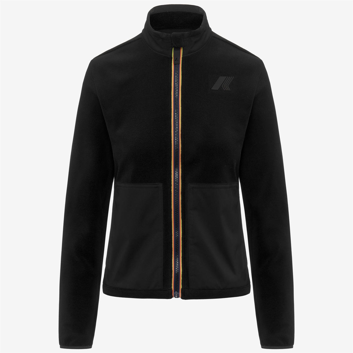 Fleece_WOMAN_BRESSE POLAR_Jacket_Black Pure - Commercial 1