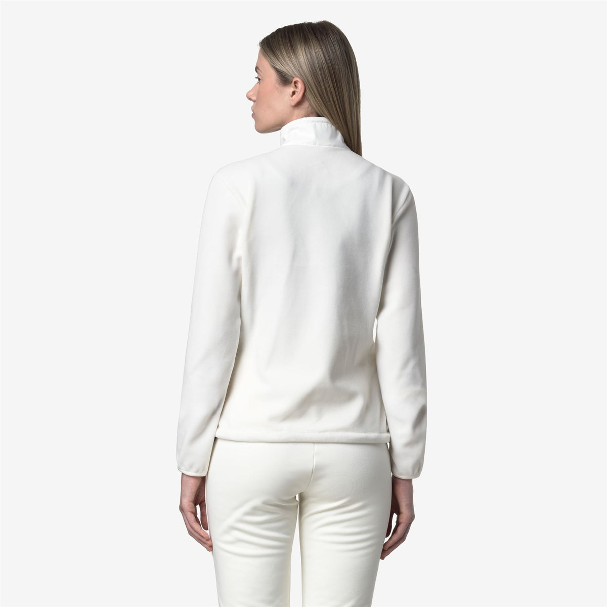 Fleece_WOMAN_BRESSE POLAR_Jacket_White Gardenia - Commercial 6