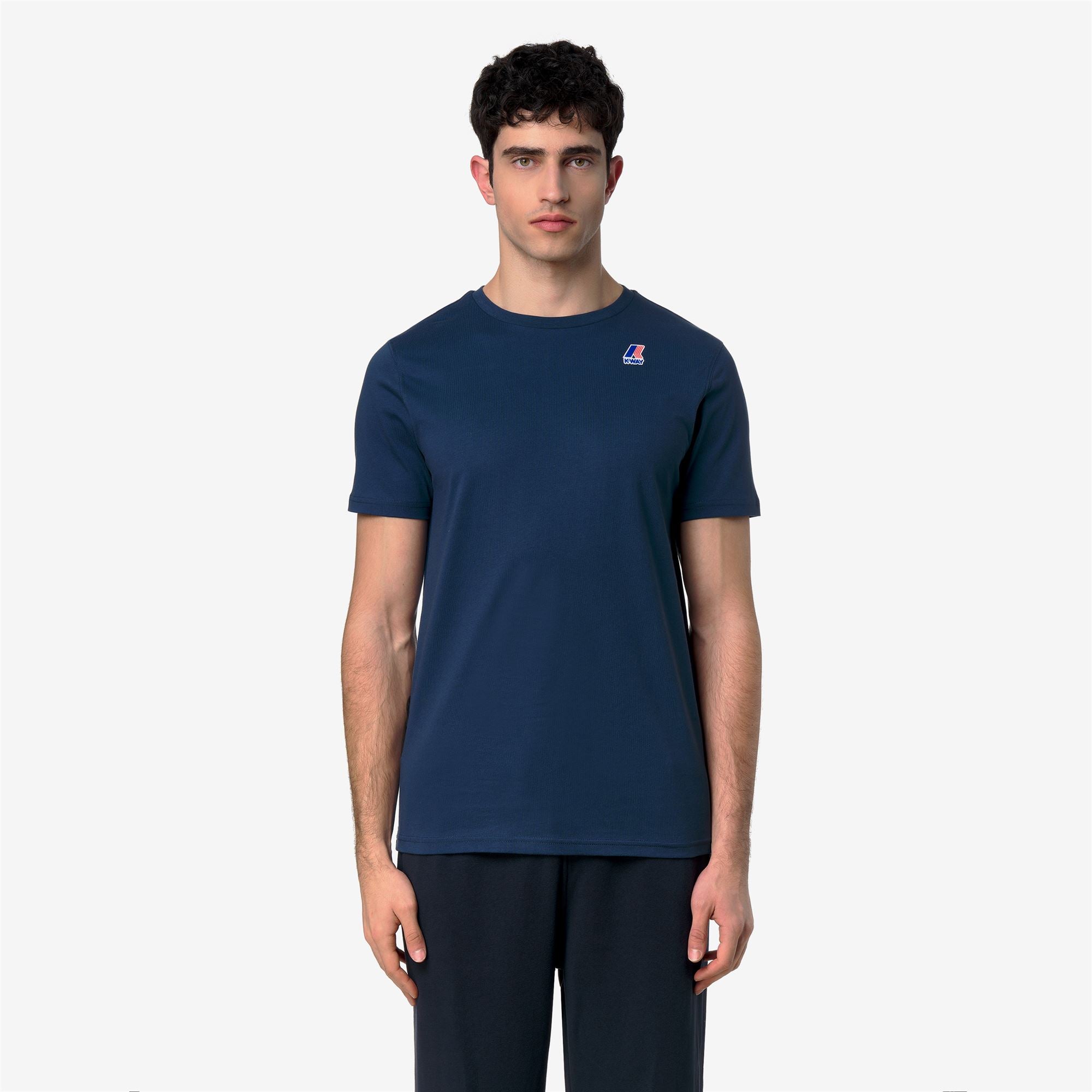 T-Shirts & Top_UNISEX_LEONIDE_T-Shirt_Blue Insignia - Commercial 4