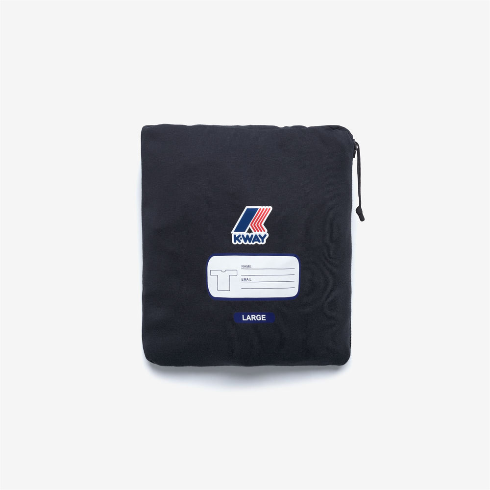 T-Shirts & Top_UNISEX_LEONIDE_T-Shirt_Blue Depth - DressedFront