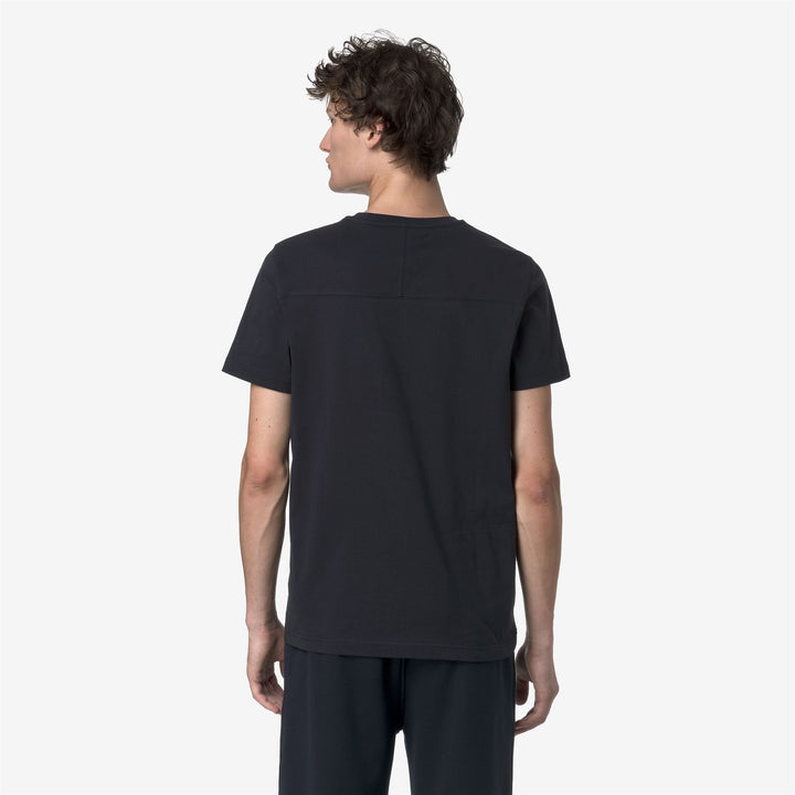 T-Shirts & Top_UNISEX_LEONIDE_T-Shirt_Blue Depth - DressedFrontDouble