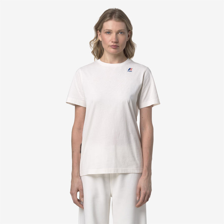 T-Shirts & Top_UNISEX_LEONIDE_T-Shirt_White Gardenia - DressedBack