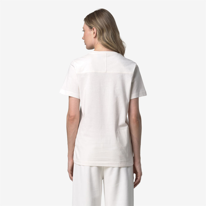 T-Shirts & Top_UNISEX_LEONIDE_T-Shirt_White Gardenia - DressedFrontDouble