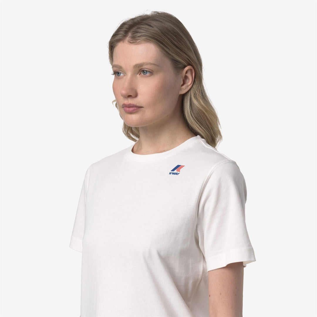 T-Shirts & Top_UNISEX_LEONIDE_T-Shirt_White Gardenia - DetailDouble