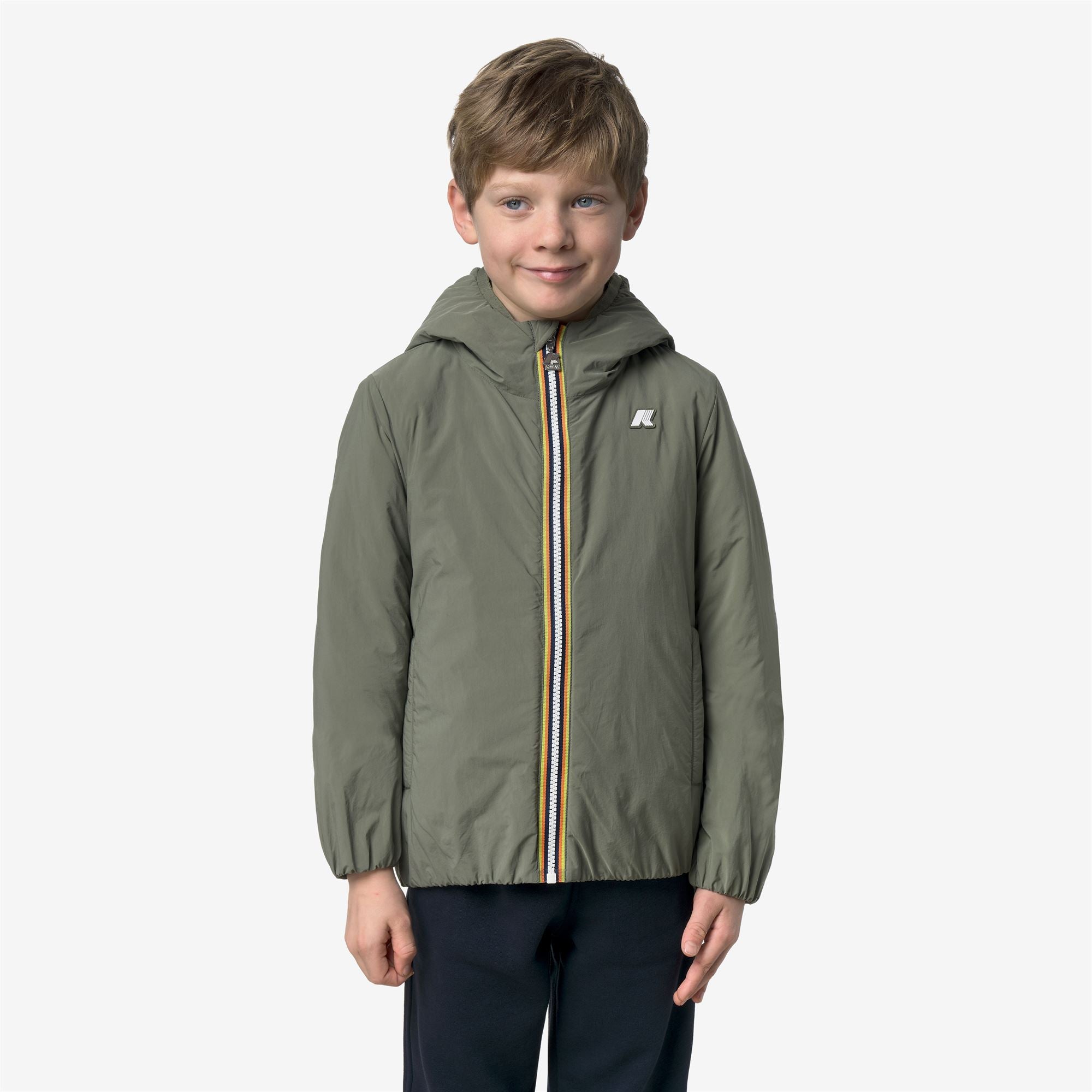 Jackets_Boy_P. JACK PLAIN WARM_Short_Green Lichen - Commercial 4