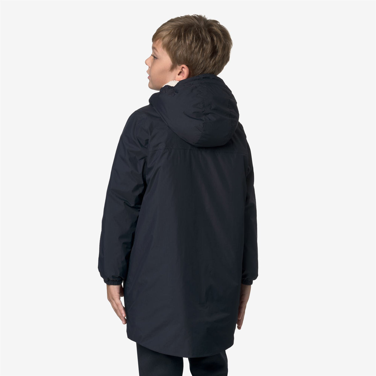 Jackets_KID UNISEX_P. LE VRAI 4.0 EIFFEL ORSETTO_3/4 Length_Blue Depth - Commercial 3