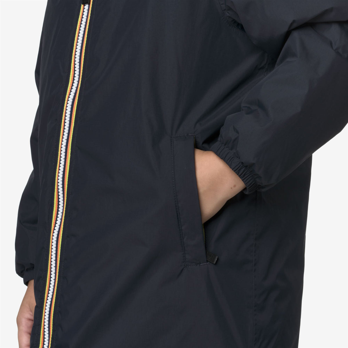 Jackets_KID UNISEX_P. LE VRAI 4.0 EIFFEL ORSETTO_3/4 Length_Blue Depth - Commercial 4