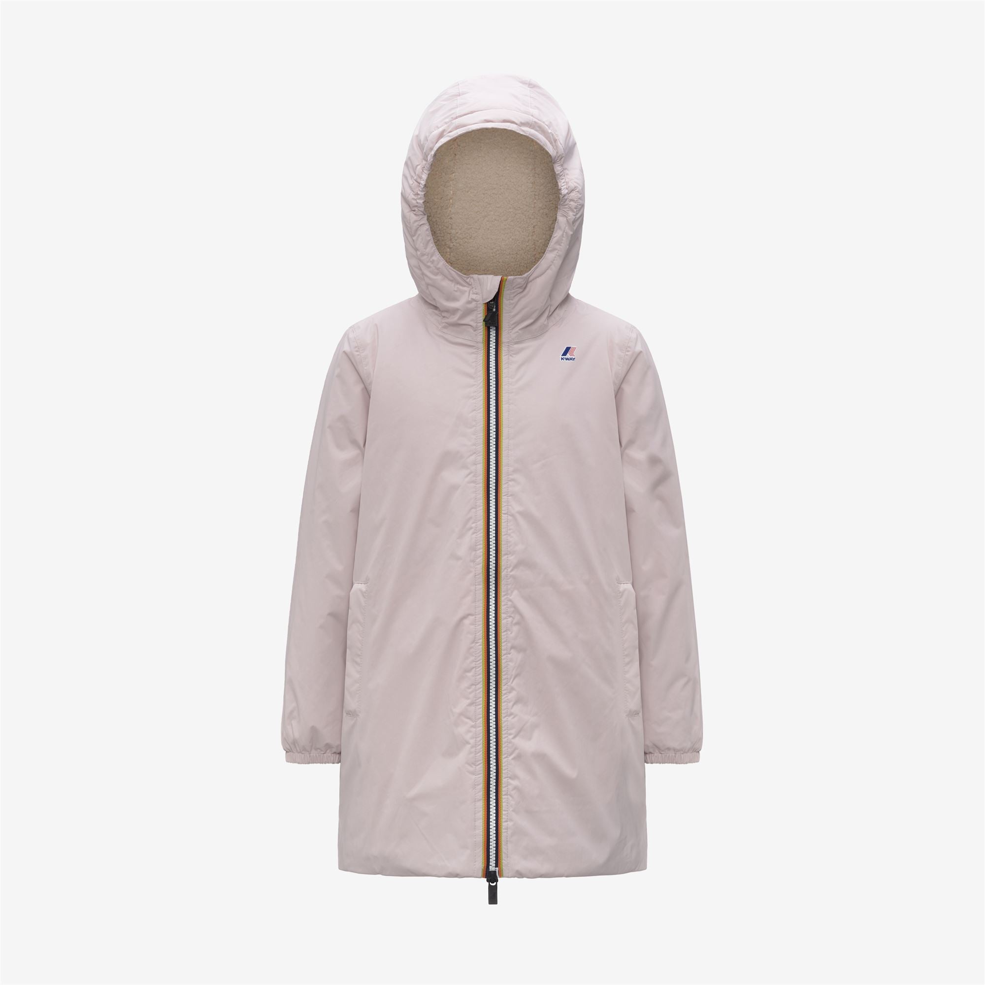 Jackets_KID UNISEX_P. LE VRAI 4.0 EIFFEL ORSETTO_3/4 Length_Rose Hushed - Commercial 1
