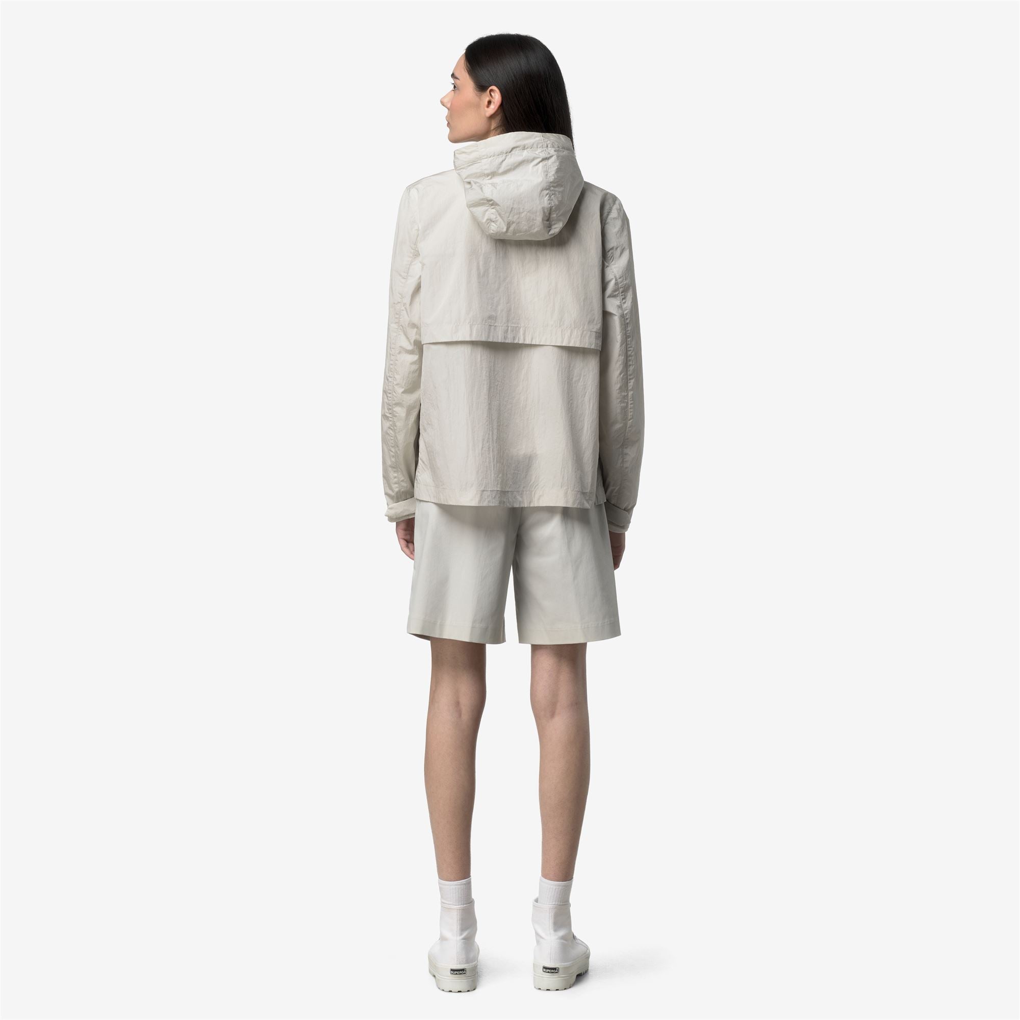 Jackets_Woman_SOPHILE SATIN GLASS_Short_BEIGE LT - Commercial 6