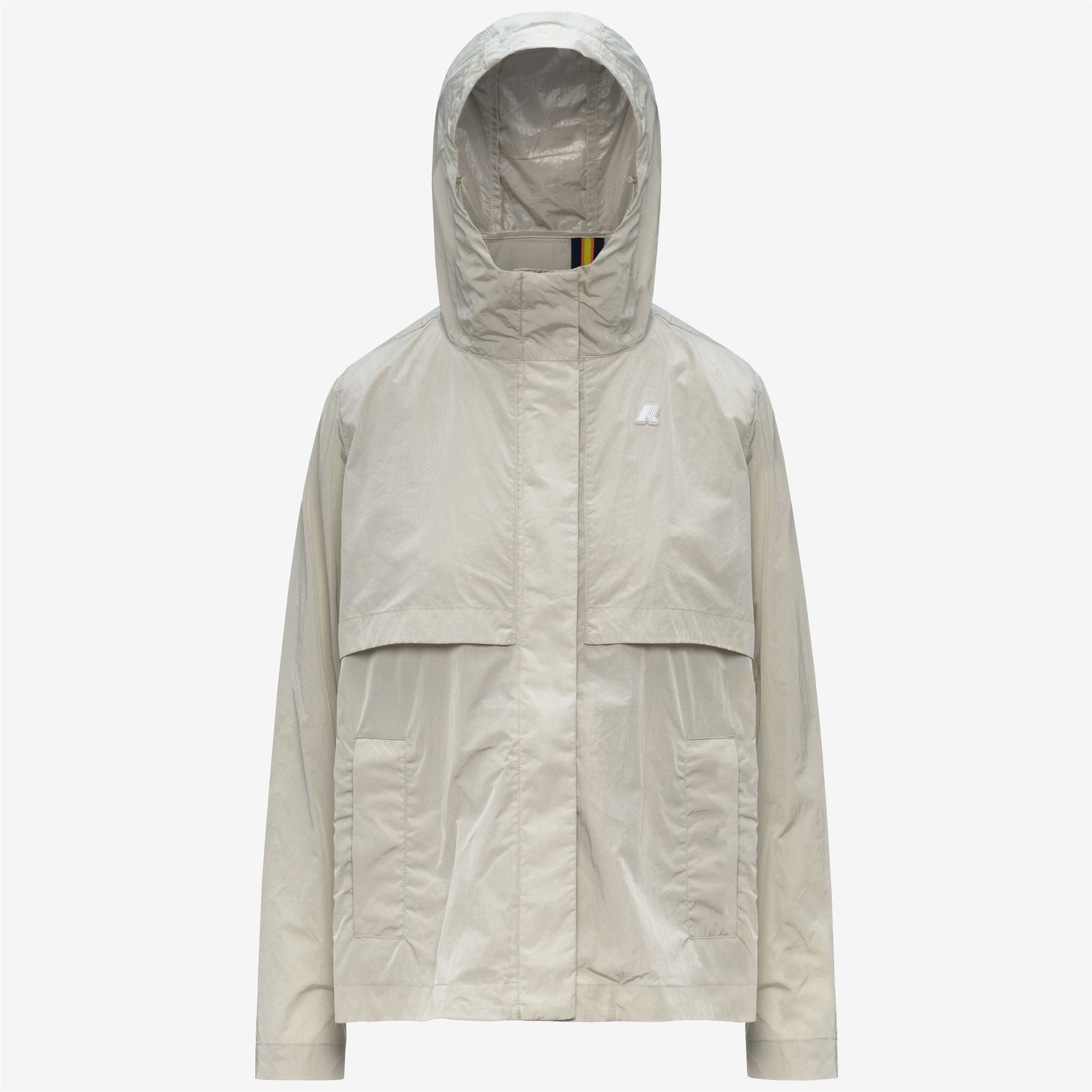 Jackets_Woman_SOPHILE SATIN GLASS_Short_BEIGE LT - Commercial 1