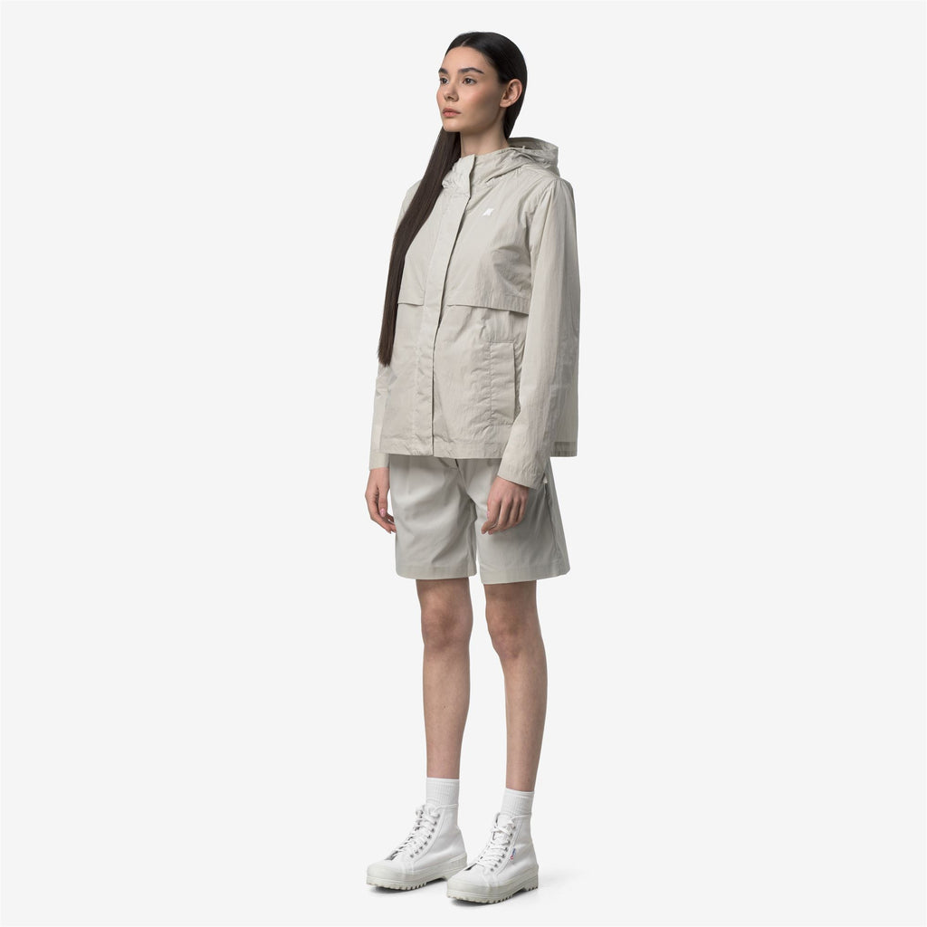 Jackets_Woman_SOPHILE SATIN GLASS_Short_BEIGE LT - Commercial 5