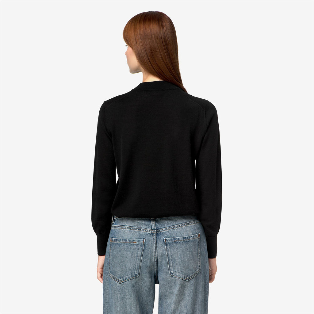 Knitwear_Woman_CHARMY  WOOL SILK CASHMERE_Pull Over_Black Pure - Commercial 6