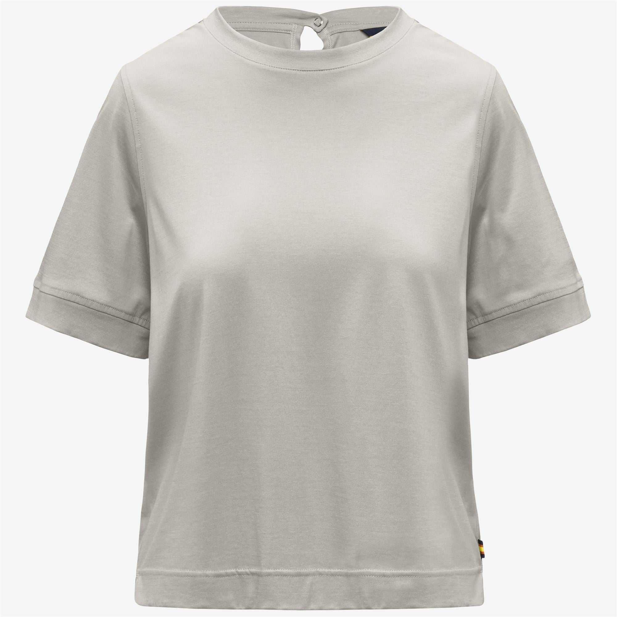 T-Shirts & Top_Woman_GABILLOU COTTON SILK_T-Shirt_BEIGE LT - Commercial 1