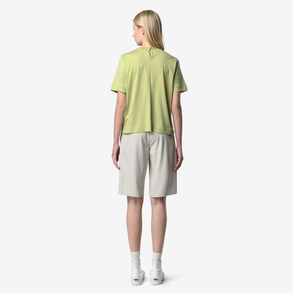 T-Shirts & Top_Woman_GABILLOU COTTON SILK_T-Shirt_Green Dk Lime - Commercial 6