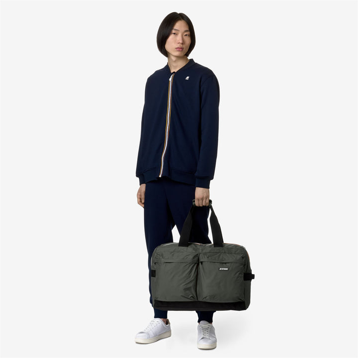 Bags_UNISEX_ARDELU M_Duffle_GREEN BLACKISH - Detail