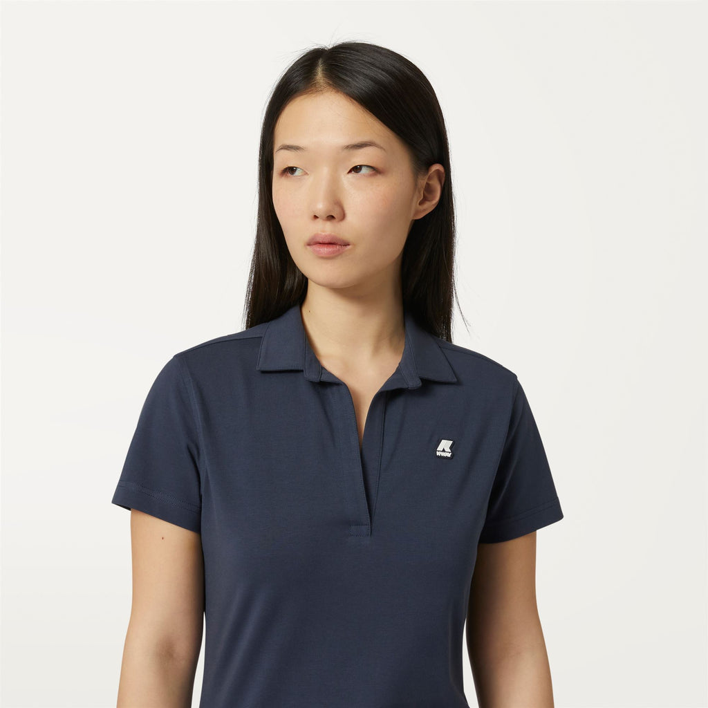 Polo Shirts_WOMAN_CHARLETTE_Polo_Blue Depth - Commercial 7