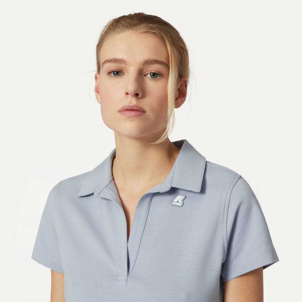 Polo Shirts_WOMAN_CHARLETTE_Polo_AZURE BLIZZARD - Commercial 7