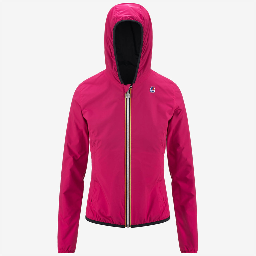 Jackets_WOMAN_LILY DOUBLE RIPSTOP_Short_Blue D-Fuchsia M - Blue Depth - Fuchsia Magenta - Commercial 2