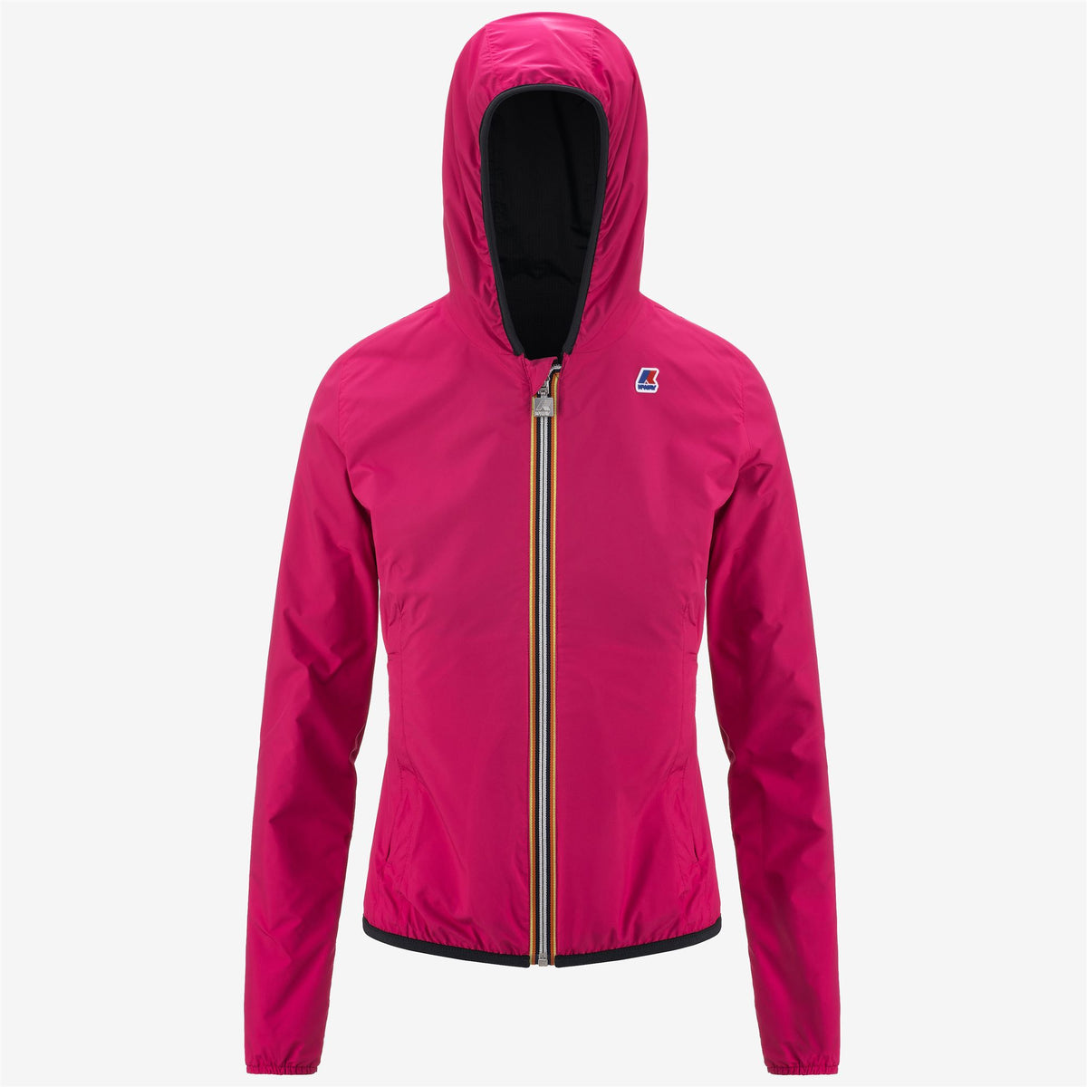 Jackets_WOMAN_LILY DOUBLE RIPSTOP_Short_Blue D-Fuchsia M - Blue Depth - Fuchsia Magenta - Commercial 2