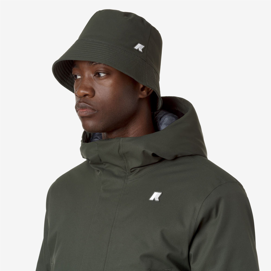 PASCALLE TWILL MARMOTTA - Headwear - Hat - UNISEX - GREEN B-BLUE A