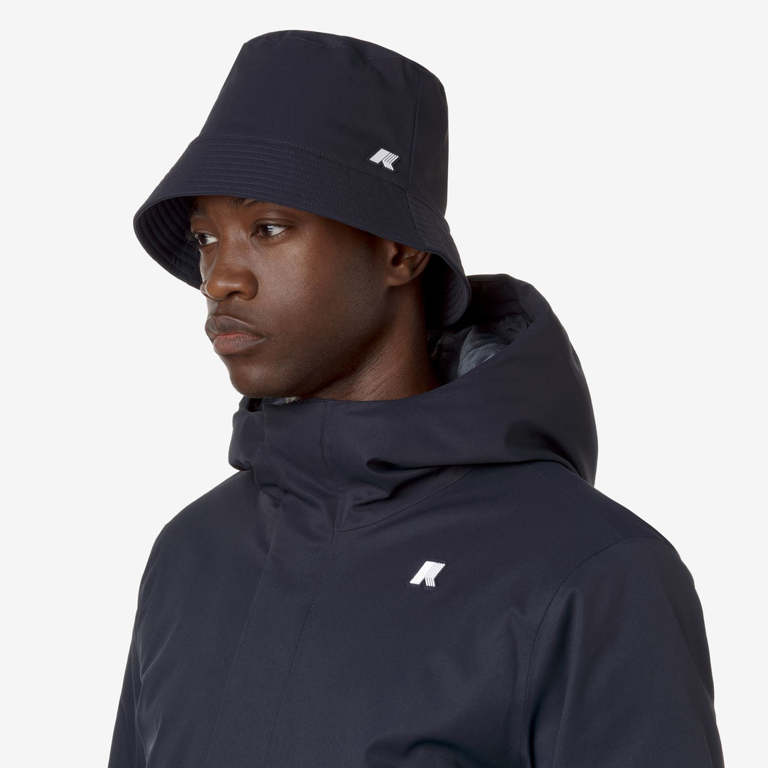 Headwear_UNISEX_PASCALLE TWILL MARMOTTA_Hat_Blue D-Blue A - DressedBack