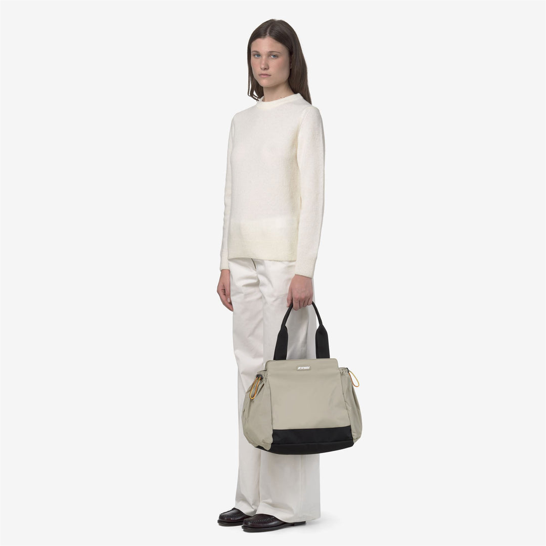 Bags_WOMAN_AISY_Tote Bag_Green Oak - DressedFrontDouble