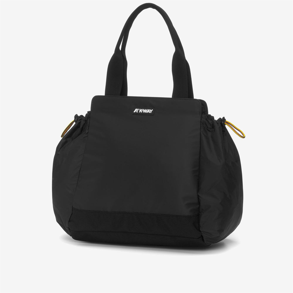 Bags_WOMAN_AISY_Tote Bag_Black Pure - DressedFront