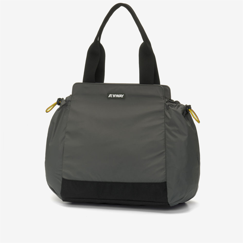 Bags_WOMAN_AISY_Tote Bag_GREEN BLACKISH - DressedFront