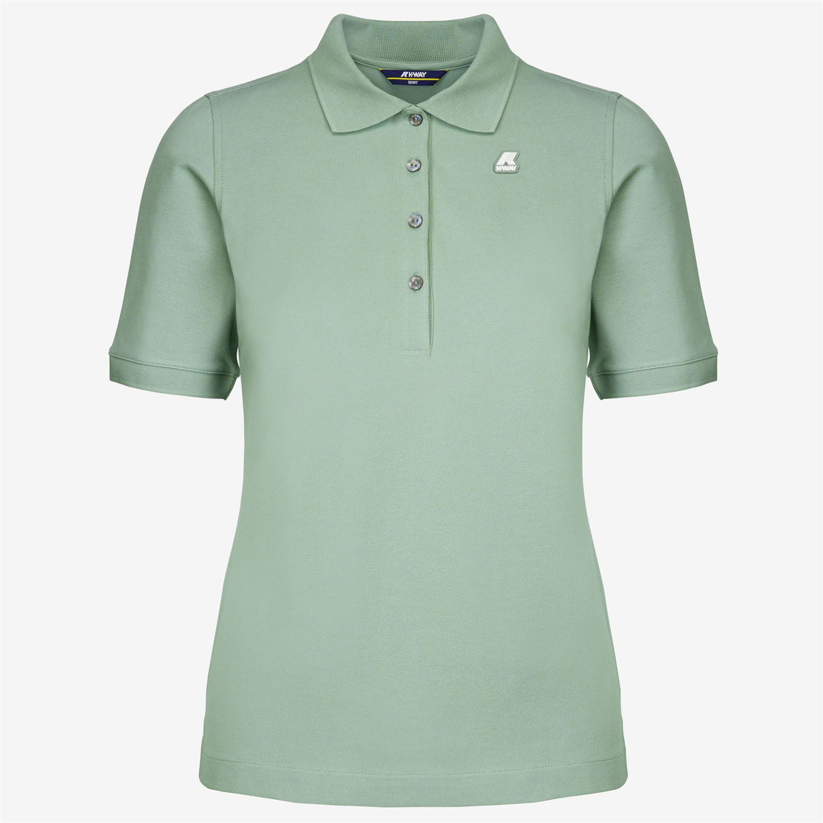 Polo Shirts_WOMAN_ALI_Polo_Green Fjord - Commercial 1