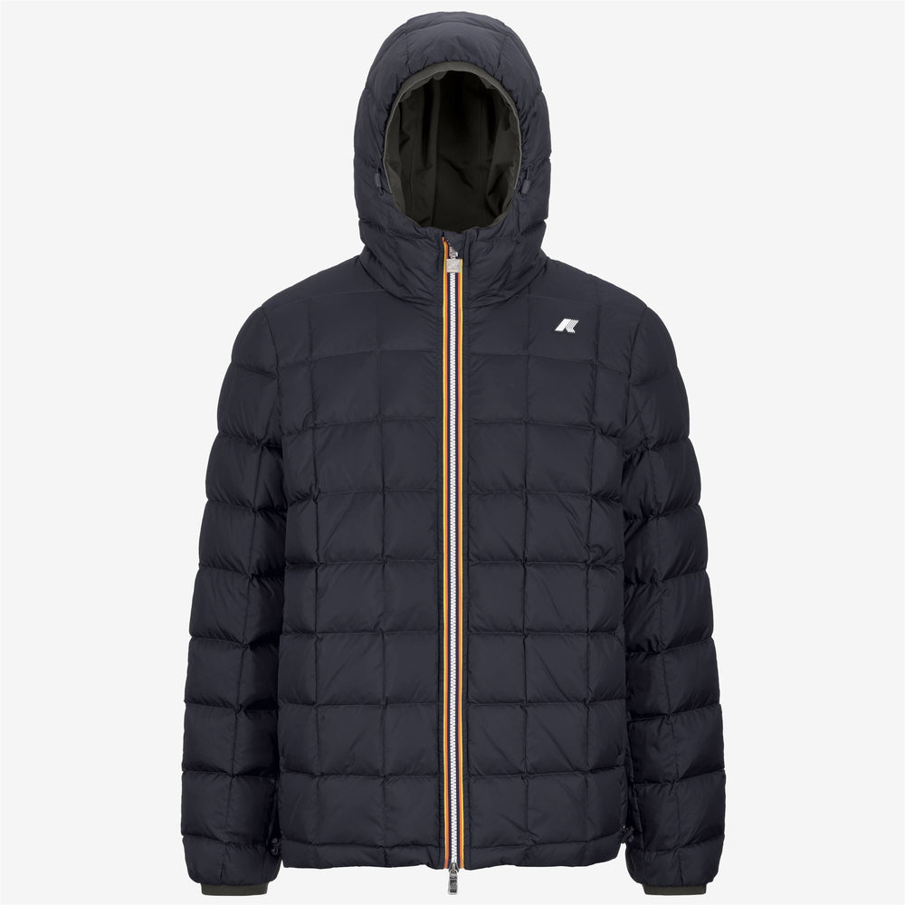 Jackets_MAN_JACK ST THERMO DOUBLE_Short_GREEN BLACKISH  - Blue Depth - DressedFront