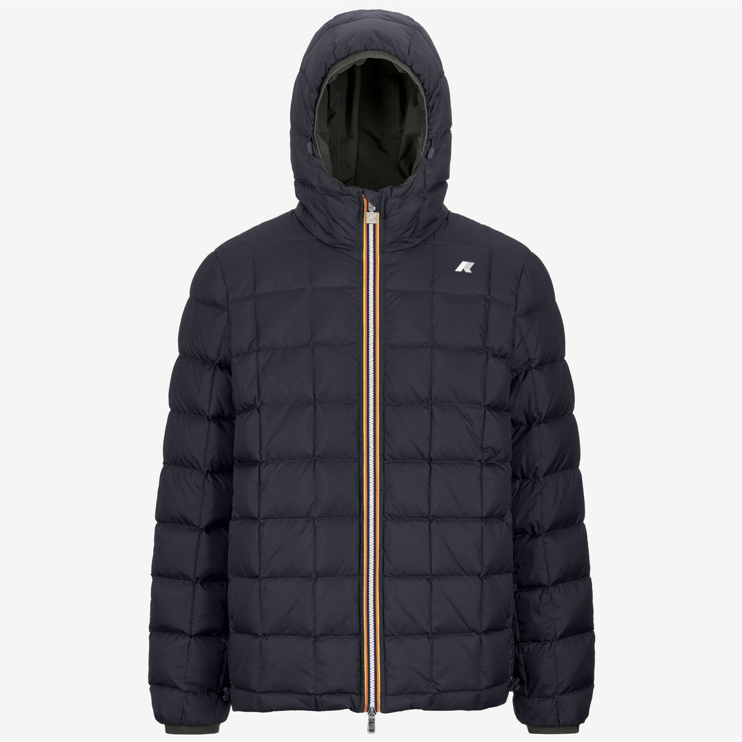 Jackets_MAN_JACK ST THERMO DOUBLE_Short_GREEN BLACKISH  - Blue Depth - DressedFront